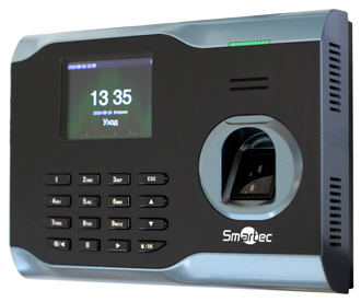 Биометрический контроль доступа и учет рабочего времени на базе терминала ST-FT161EM марки Smartec